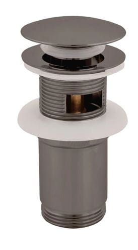 RAV SLEZÁK umývadlová výpusť, click-clack, PVD, kartáčovaný metal grey MD0484MGK Obrázek - Hlavní obrázek