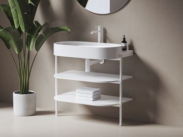 RAVAK YARD rám pod umývadlo, matná biela D80000E006 Obrázek - fotka