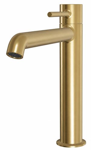 CONCEPT 300 ROUND umývadlová stojanková batéria, PVD, brushed gold brass CRIPH92796PCON Obrázek - Hlavní obrázek