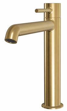 CONCEPT 300 ROUND umývadlová stojanková batéria, PVD, brushed gold brass
