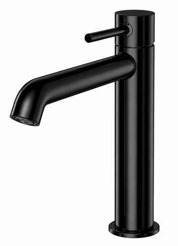 CONCEPT 300 ROUND umývadlová stojanková batéria, s odtokovou súpravou, PVD, infinity black CRIPH22355PCON Obrázek - Hlavní obrázek