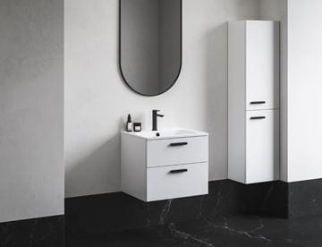 RAVAK CHROME SLIM umývadlo 70 cm, s otvorom pre batériu a prepadom, liaty mramor XJG01170001 Obrázek - fotka