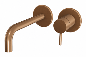 CONCEPT 300 ROUND umývadlová podomietková batéria, PVD, brushed rose gold