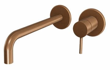 CONCEPT 300 ROUND umývadlová podomietková batéria, PVD, brushed rose gold