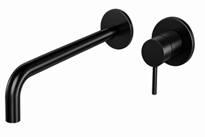 CONCEPT 300 ROUND umývadlová podomietková batéria, PVD, infinity black