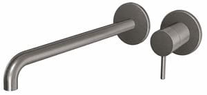CONCEPT 300 ROUND umývadlová podomietková batéria, brushed metallic