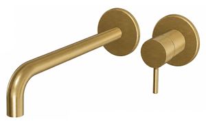 CONCEPT 300 ROUND umývadlová podomietková batéria, PVD, brushed gold brass