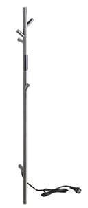 BEMETA elektrický sušiak uterákov 1180x130 mm, 30 W, s el. káblom, matná grafitová