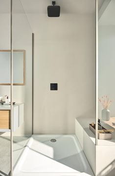 GROHE TEMPESTA 250 CUBE horná sprcha 250x250 mm, s ramenom, Water Saving, matte black 266882430 Obrázek - fotka