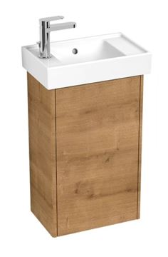 LAUFEN FIORA skrinka pod umývadlo 40,8x26x67,4 cm, 1 dvierka, Push-open, dub