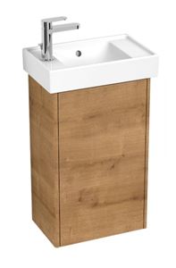 LAUFEN FIORA skrinka pod umývadlo 40,8x26x67,4 cm, 1 dvierka, Push-open, dub