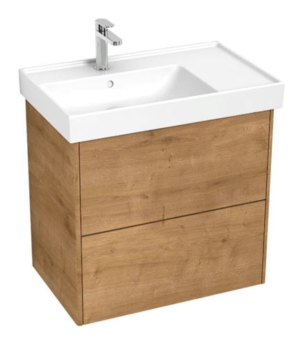 LAUFEN FIORA skrinka pod umývadlo 71,2x45,3x67,4 cm, 2 zásuvky, Push-open, dub H40F9984015351 Obrázek - Hlavní obrázek