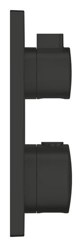 GROHE GROHTHERM podomietková termostatická batéria, pre 2 spotrebiče, matte black 1022092430 Obrázek - fotka