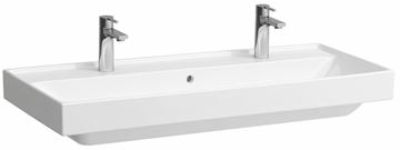 LAUFEN FIORA umývadlo 100 cm, s 2 otvormi pre batérie a prepadom