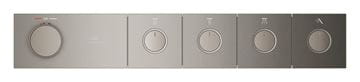 GROHE GROHTHERM AQUA TILES podomietková termostatická batéria, pre 4 spotrebiče, Water Saving, brúsený hard graphite 106867AL00 Obrázek - fotka
