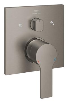 GROHE ALLURE podomietková batéria, pre 3 spotrebiče, brúsený hard graphite