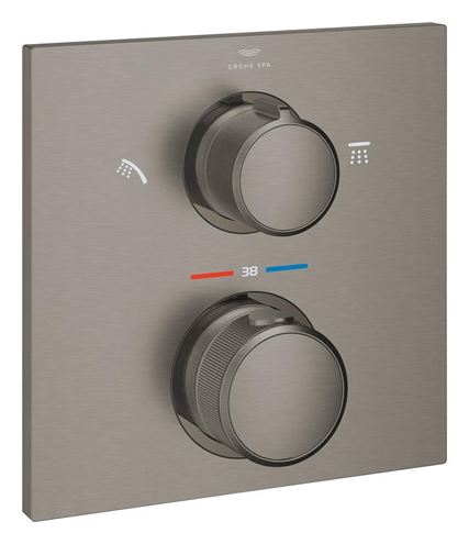 GROHE ALLURE podomietková termostatická batéria, pre 2 spotrebiče, brúsený hard graphite 29181AL2 Obrázek - Hlavní obrázek