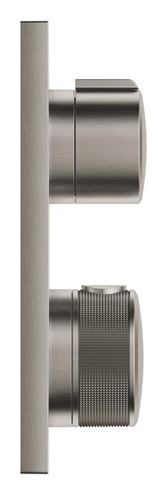 GROHE ALLURE podomietková termostatická batéria, pre 2 spotrebiče, brúsený hard graphite 29181AL2 Obrázek - fotka