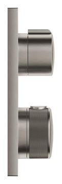 GROHE ALLURE podomietková termostatická batéria, pre 2 spotrebiče, brúsený hard graphite 29181AL2 Obrázek - fotka