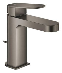 GROHE PLUS umývadlová stojanková batéria, s odtokovou súpravou, brúsený hard graphite