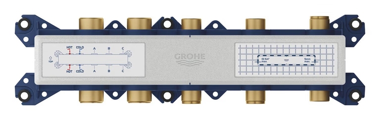 GROHE RAPIDO SMARTBOX podomietkové teleso pre 3 spotrebiče 1068690000 Obrázek - fotka