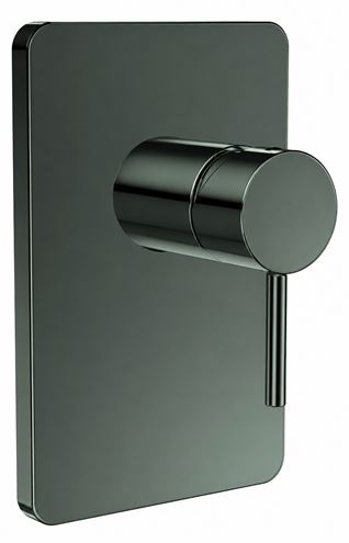 CONCEPT 300 ROUND sprchová podomietková batéria, PVD, infinity black CRIPH68655PCON Obrázek - Hlavní obrázek