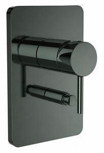 CONCEPT 300 ROUND sprchová podomietková batéria, s prepínačom, PVD, infinity black