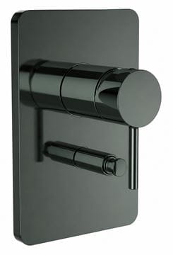 CONCEPT 300 ROUND sprchová podomietková batéria, s prepínačom, PVD, infinity black