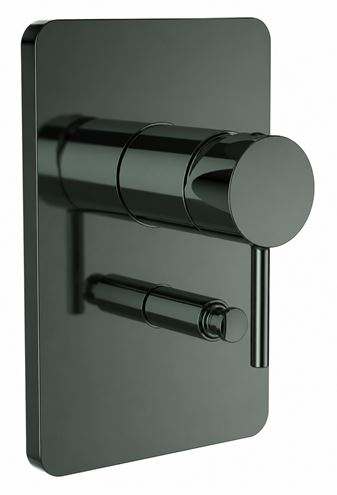 CONCEPT 300 ROUND sprchová podomietková batéria, s prepínačom, PVD, infinity black CRIPH68955PCON Obrázek - Hlavní obrázek