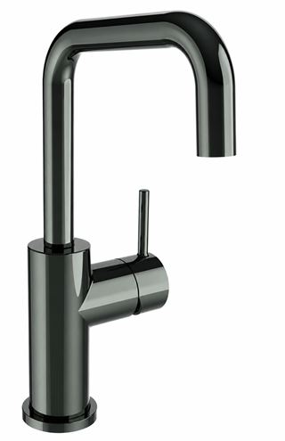 CONCEPT 300 ROUND umývadlová stojanková batéria, s odtokovou súpravou, PVD, infinity black CRIPH21655PCON Obrázek - Hlavní obrázek