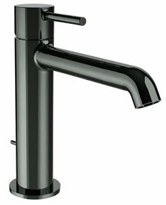 CONCEPT 300 ROUND umývadlová stojanková batéria, s odtokovou súpravou, PVD, infinity black