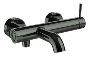 CONCEPT 300 ROUND vaňová nástenná batéria, s prepínačom, PVD, infinity black