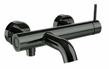CONCEPT 300 ROUND vaňová nástenná batéria, s prepínačom, PVD, infinity black