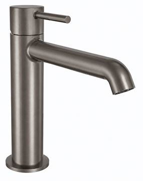 CONCEPT 300 ROUND umývadlová stojanková batéria, brushed metallic