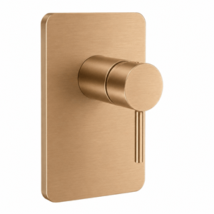 CONCEPT 300 ROUND sprchová podomietková batéria, PVD, brushed rose gold