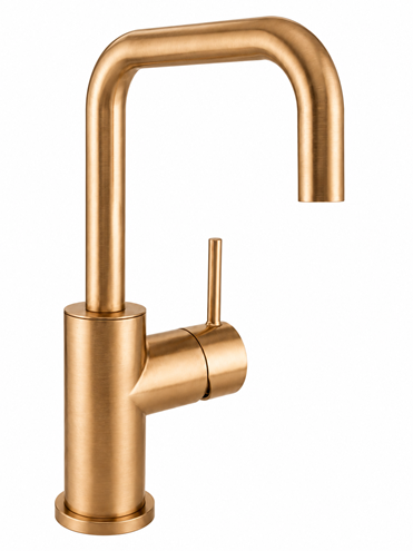 CONCEPT 300 ROUND umývadlová stojanková batéria, s odtokovou súpravou, PVD, farba brushed rose gold CRIPH21634PCON Obrázek - Hlavní obrázek