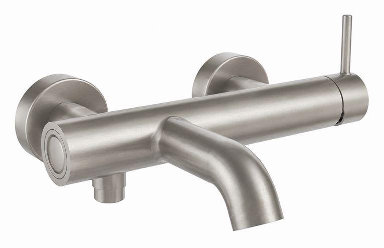 CONCEPT 300 ROUND vaňová nástenná batéria, s prepínačom, brushed metallic  CRIPH18777CON Obrázek - Hlavní obrázek