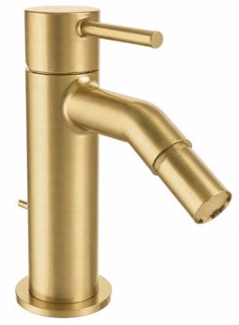 CONCEPT 300 ROUND umývadlová stojanková batéria, s odtokovou súpravou, PVD, brushed gold brass 