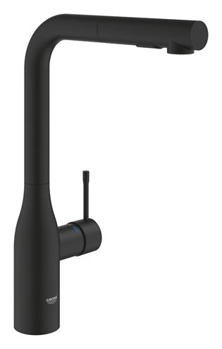 GROHE ESSENCE NEW drezová batéria, s vyťahovacou sprškou, phantom black 30504KF0 Obrázek - Hlavní obrázek