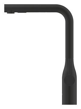 GROHE ESSENCE NEW drezová batéria, s vyťahovacou sprškou, phantom black 30504KF0 Obrázek - fotka