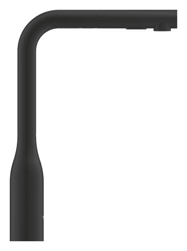 GROHE ESSENCE NEW drezová batéria, s vyťahovacou sprškou, phantom black 30504KF0 Obrázek - fotka