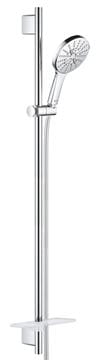 GROHE RAINSHOWER SMARTACTIVE 130 sprchová súprava 4-dielna, ručná sprcha pr. 130 mm, 3 prúdy, tyč, hadica, polička, chróm