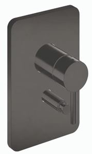 CONCEPT 300 ROUND vaňová podomietková batéria, s prepínačom, imperial black