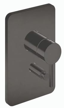 CONCEPT 300 ROUND vaňová podomietková batéria, s prepínačom, imperial black