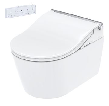 CONCEPT 300 WASHLET závesné WC s bidetovým sedátkom, Rimless, okrúhle