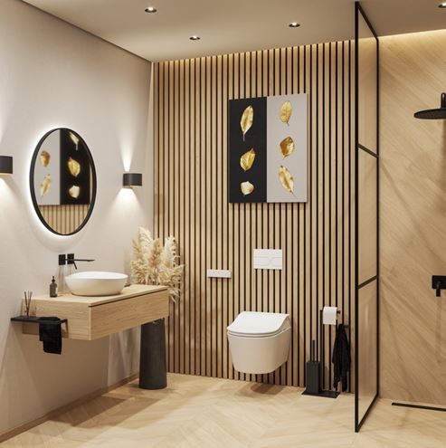 CONCEPT 300 WASHLET závesné WC s bidetovým sedátkom, Rimless, okrúhle, matná biela 542ERY-OPTMWR+801ECG Obrázek - fotka