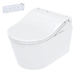 CONCEPT 300 WASHLET závesné WC s bidetovým sedátkom, Rimless, okrúhle, matná biela