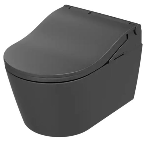 CONCEPT 300 WASHLET závesné WC s bidetovým sedátkom, Rimless, okrúhle, matná čierna CW542ERY#MBL+TCF80 Obrázek - fotka