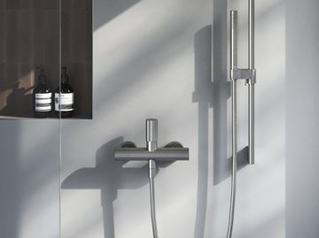 RAVAK 913.23 sprchová hadica 1500 mm, hladká, EasyTwist, plast, brúsená nerez X07P1573 Obrázek - fotka