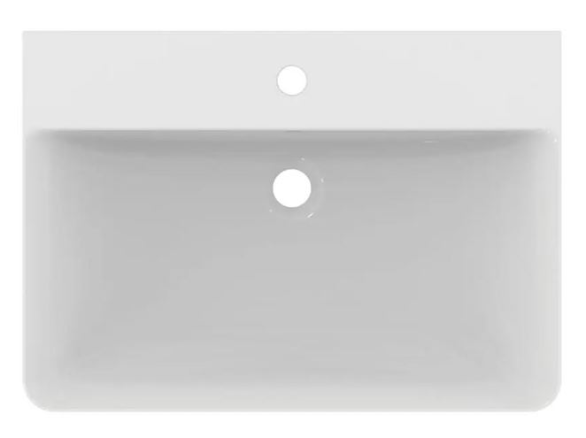 CONCEPT CUBE 2.0 umývadlo 65 cm, s otvorom pre batériu a prepadom E074101 Obrázek - fotka